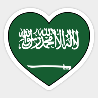 Heart - Saudi Arabia Sticker